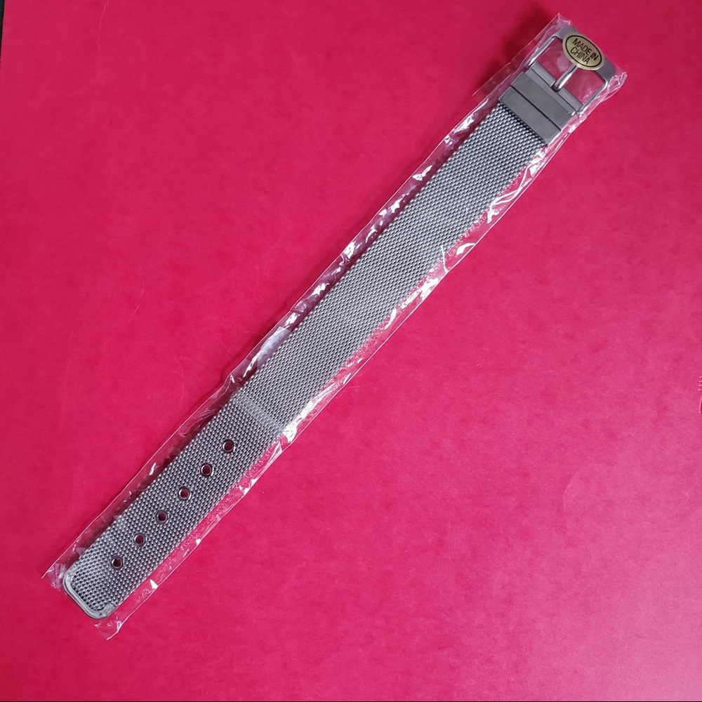 Hypoallergenic Stainless Steel Nato 18mm Mesh Watch Band Bracelet